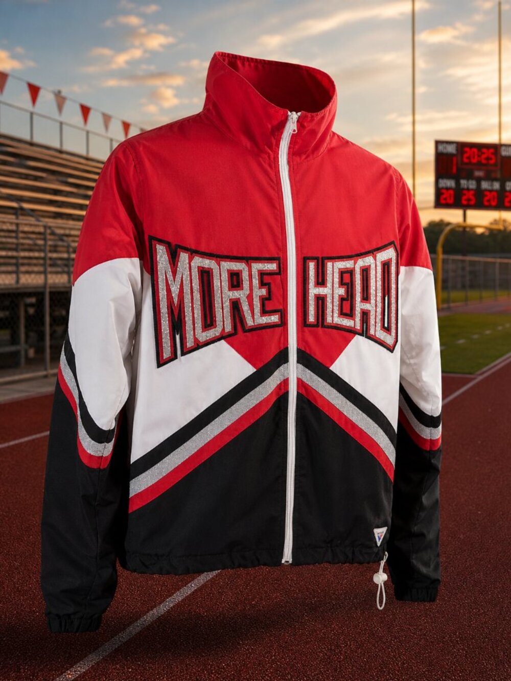 Morehead State University Jacket Colorblock Windbreaker Fleece Lined Women Xs